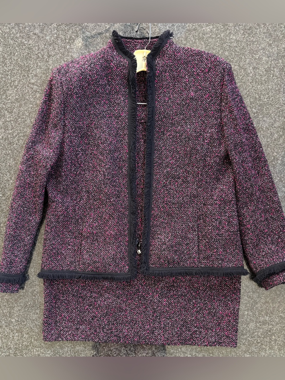 St. John by Marie Gray Tweed Skirt Suit